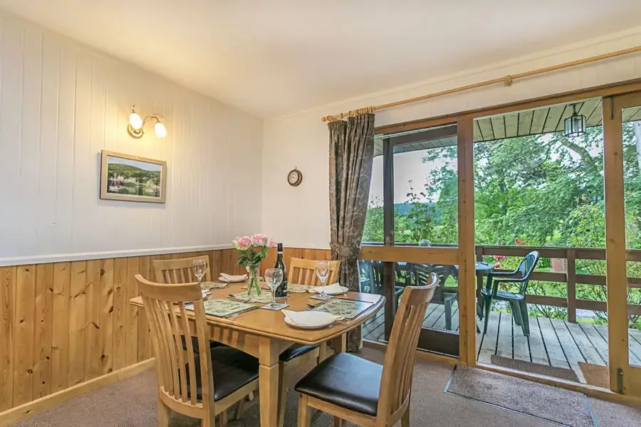 Kitchen/diner at Cedar Lodge