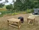 Firepit at Cefn-nant Lodge - thumbnail photo