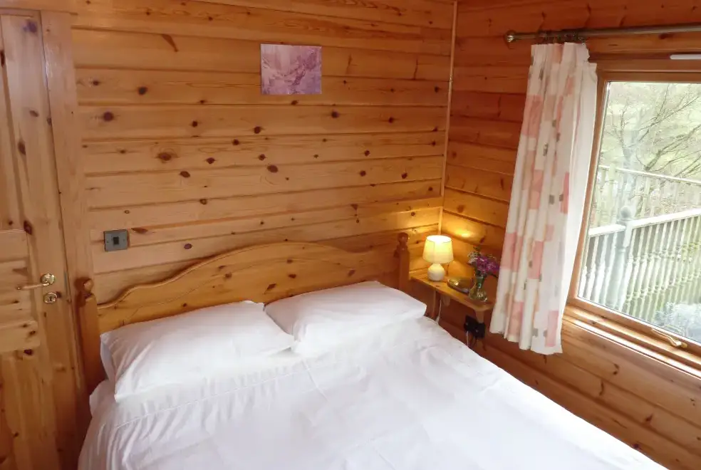 Bedroom at Cefn-nant Lodge