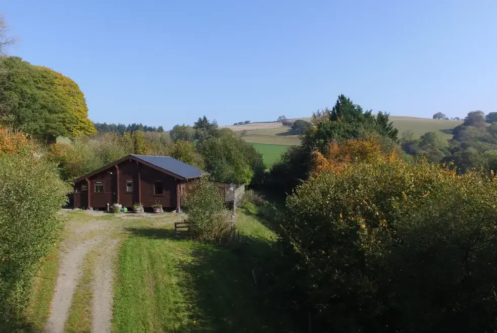Countryside near Cefn-nant Lodge