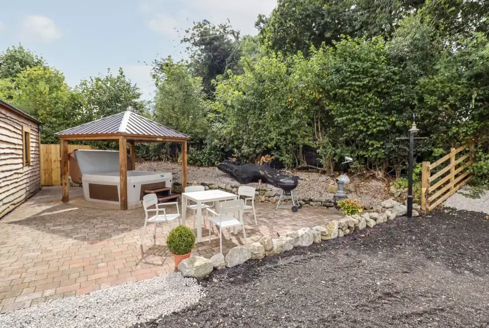 Private Hot Tub at Celyn Lodge