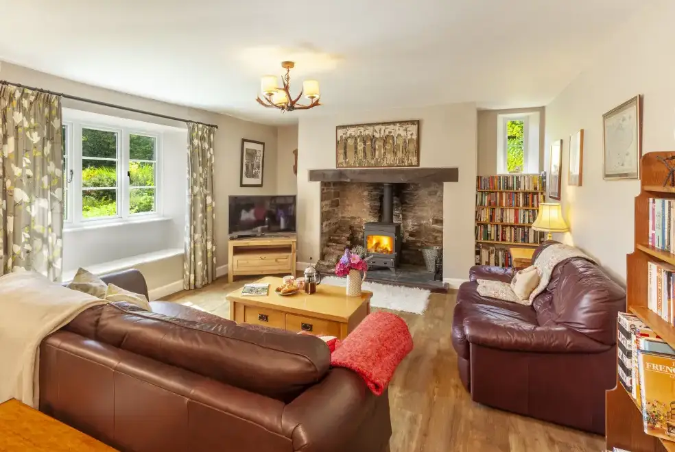 Lounge at Charming Sleeps 4 Farmstay