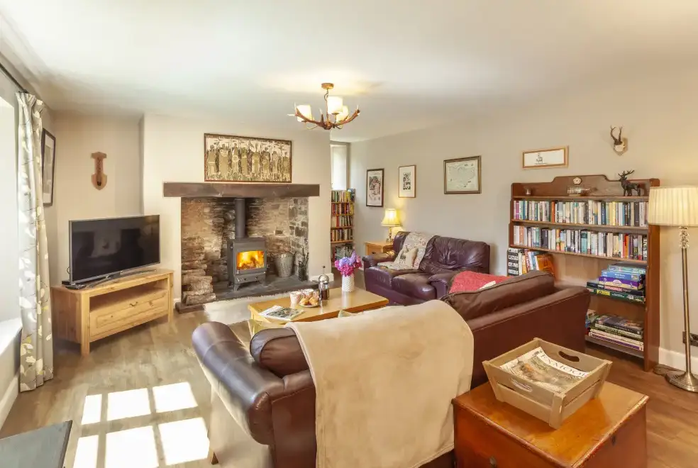 Lounge at Charming Sleeps 4 Farmstay