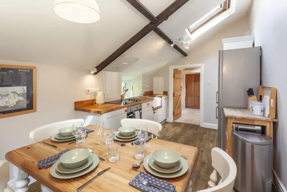 Kitchen/diner at Charming Sleeps 4 Farmstay