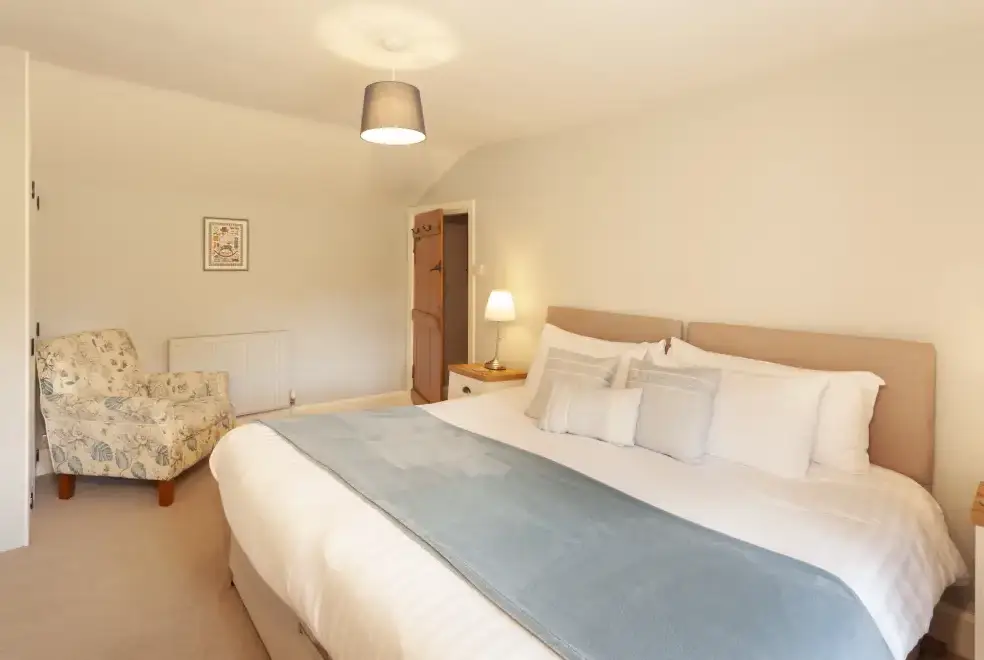 Bedroom at Charming Sleeps 4 Farmstay