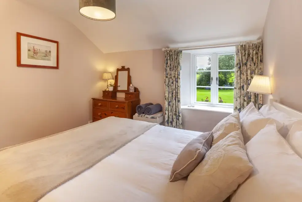 Bedroom at Charming Sleeps 4 Farmstay