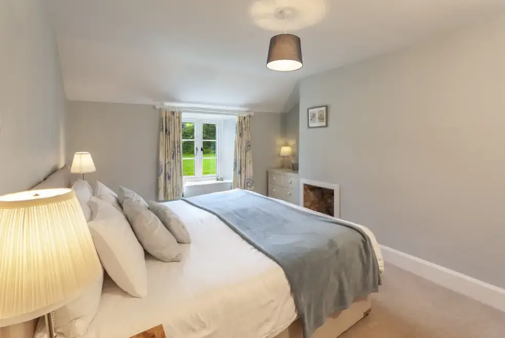 Bedroom at Charming Sleeps 4 Farmstay