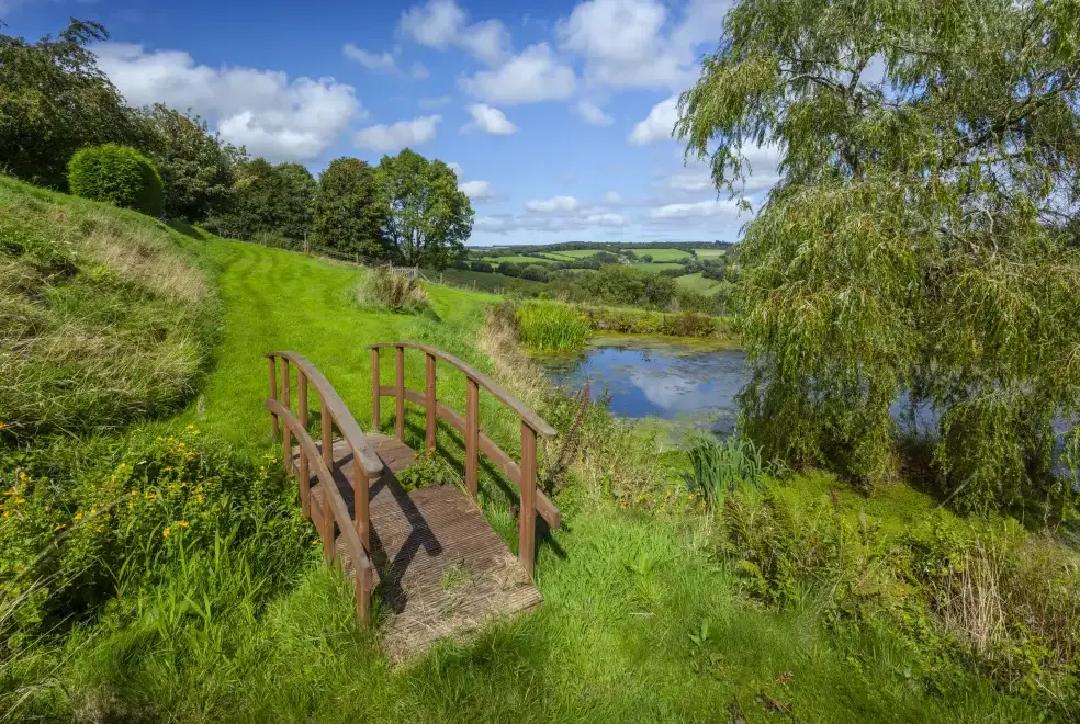 Countryside views at Charming Sleeps 4 Farmstay