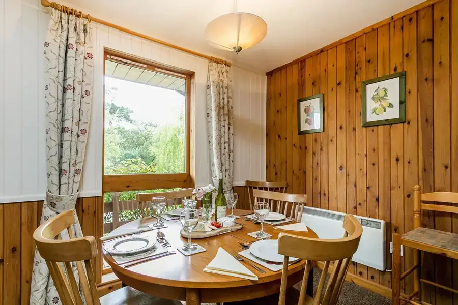 Dining room at Cherry Tree Lodge