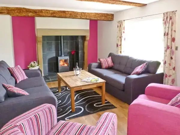 Lounge at Chimney Gill Farmhouse near the Lake District