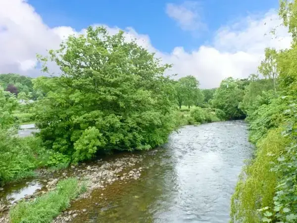 Countryside views at Chimney Gill Farmhouse near the Lake District
