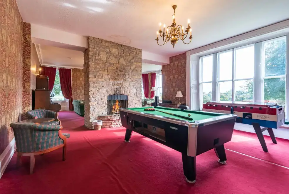 Games Room at Cholwell Hall