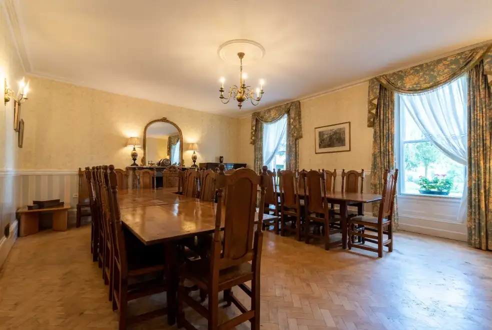 Dining room at Cholwell Hall