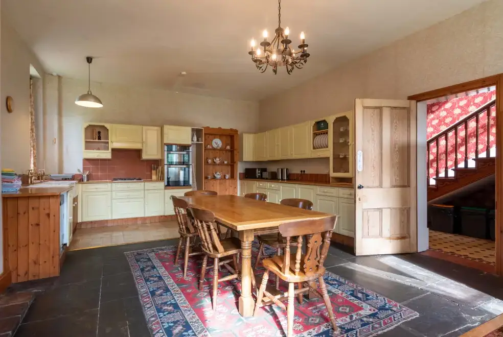 Kitchen/diner at Cholwell Hall