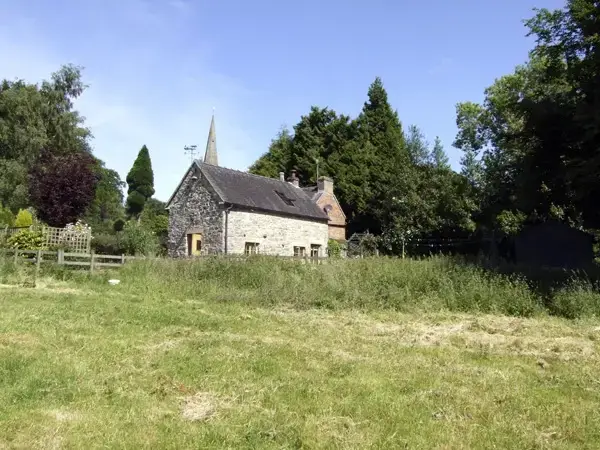 Countryside views at Church Barn, Peak District 