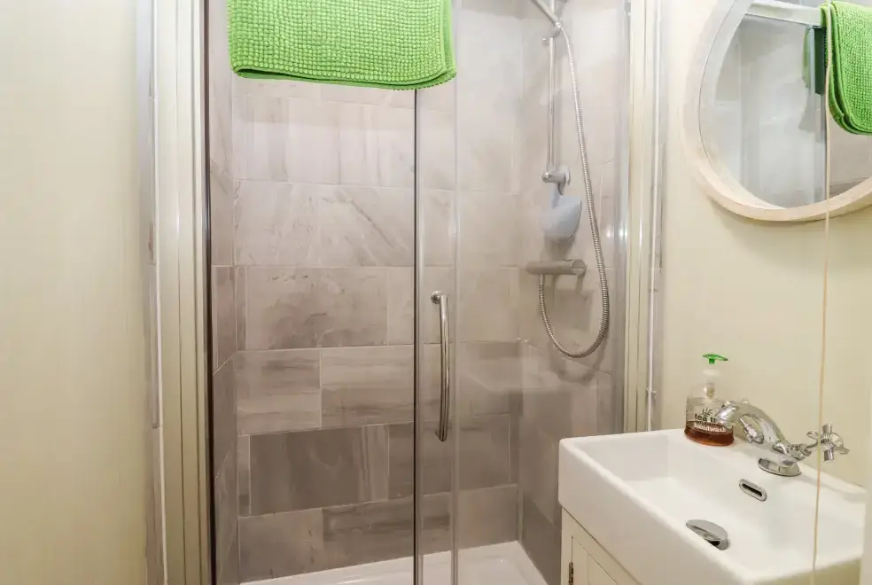 Shower room at Church Farm, Dunwich