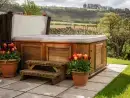Hot tub with views at Churchill House - thumbnail photo