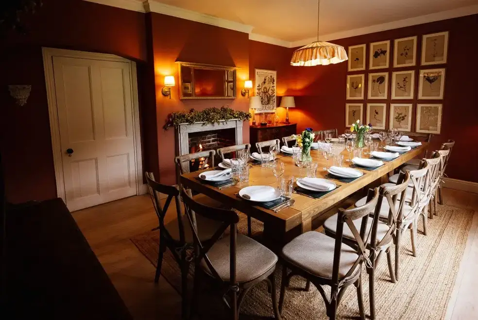 Dining room at Churchill House