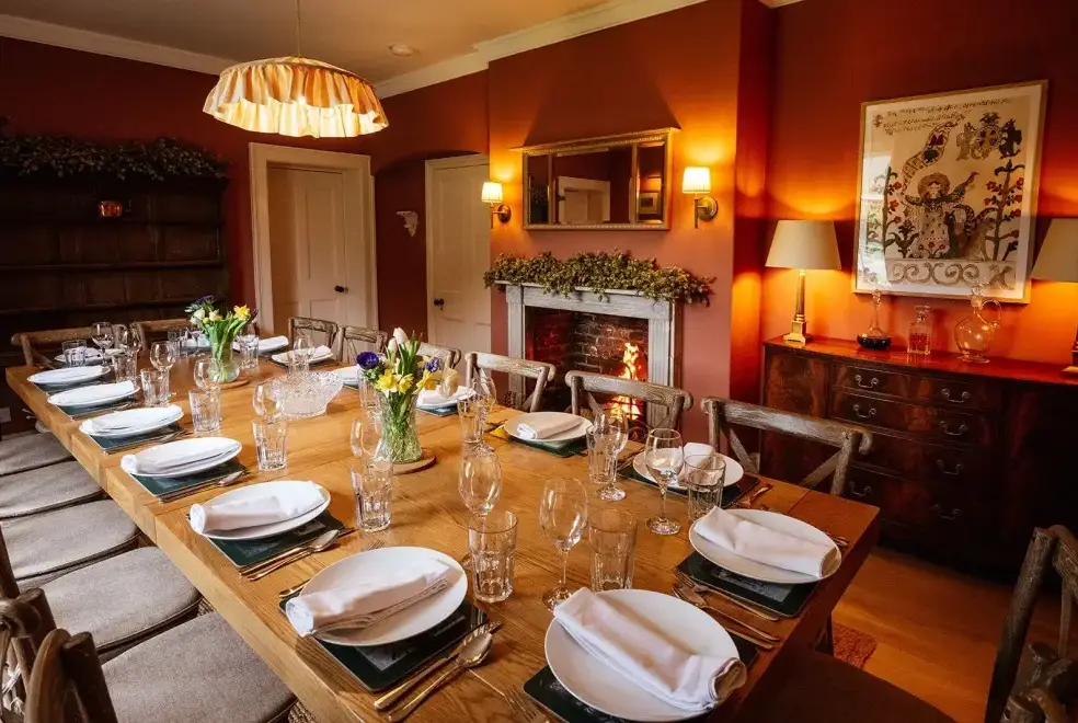 Dining room at Churchill House