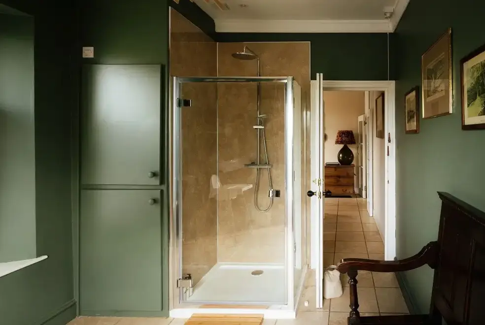 Shower room at Churchill House