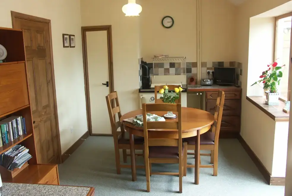 Kitchen/diner at Cider Barrel Cottage