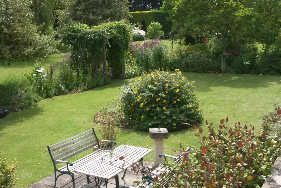 Garden at Cider Barrel Cottage