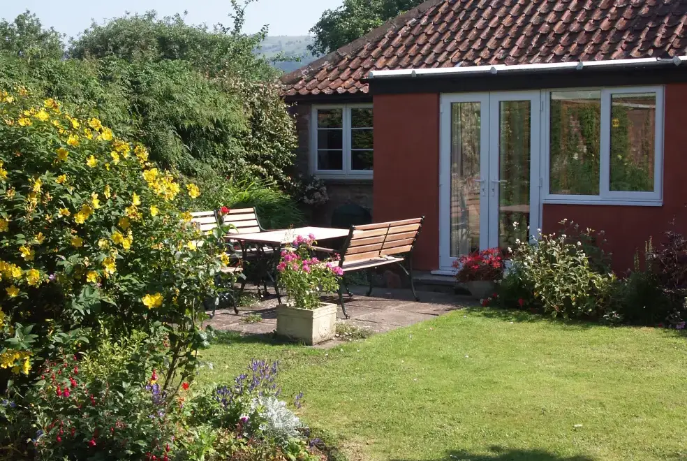 Garden at Cider Barrel Cottage