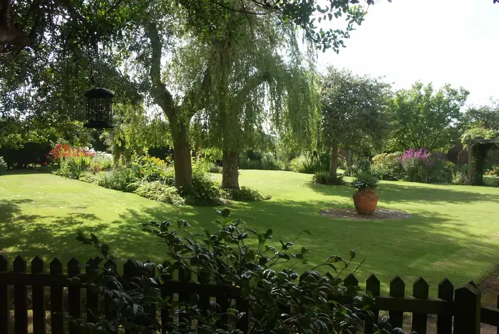 Garden at Cider Barrel Cottage