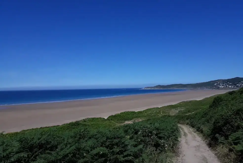 Coastal scenes near Cider House at Nutcombe Cottages
