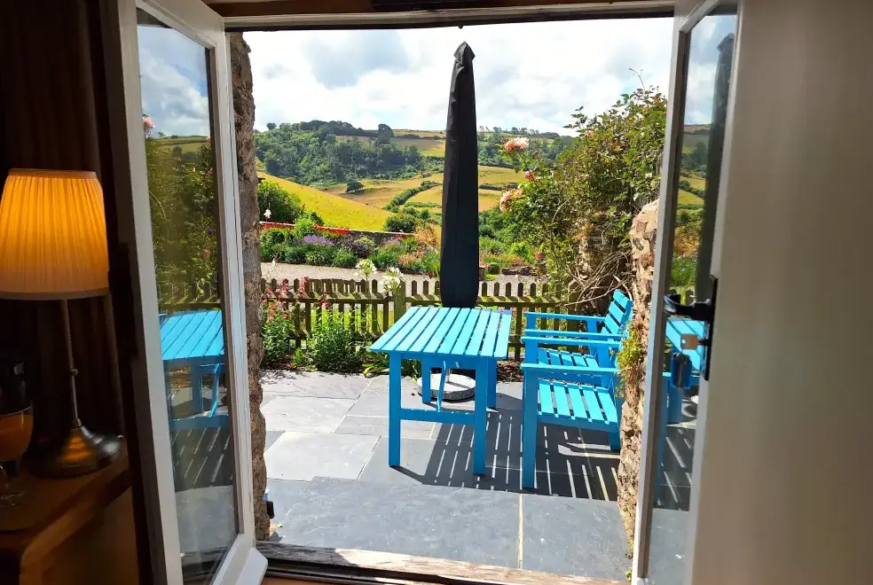 Bedroom at Cider House at Nutcombe Cottages