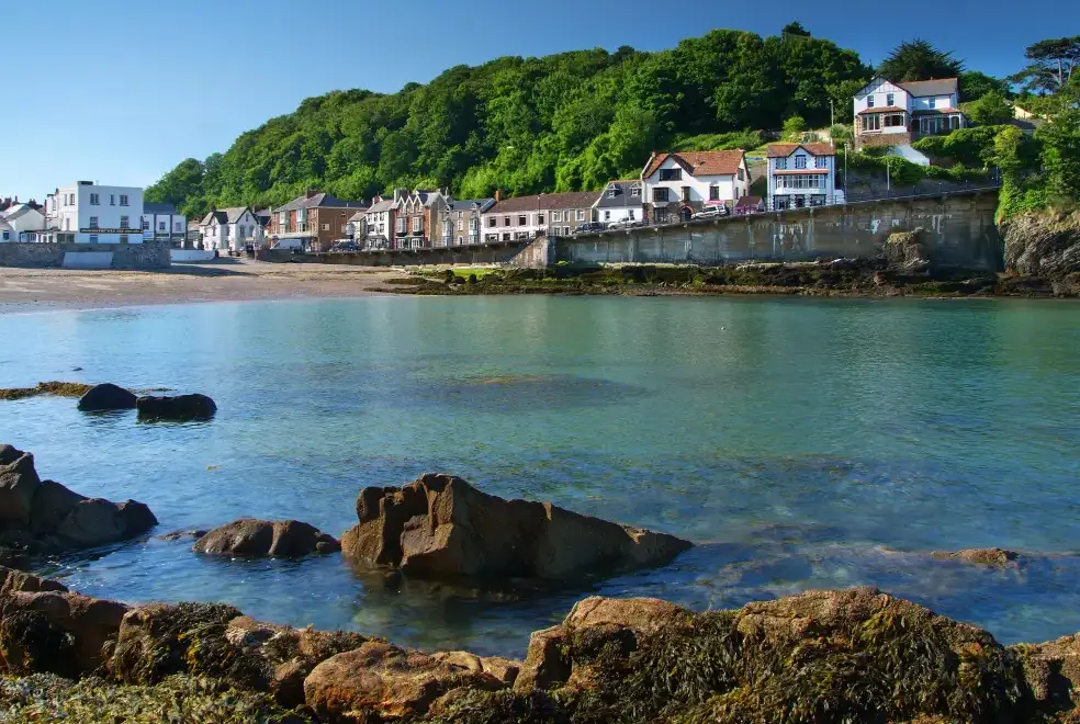 Coastal scenes near Cider House at Nutcombe Cottages