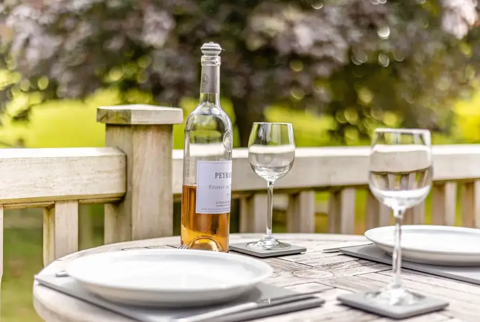 Decked area at Cider Mill Country Cottage