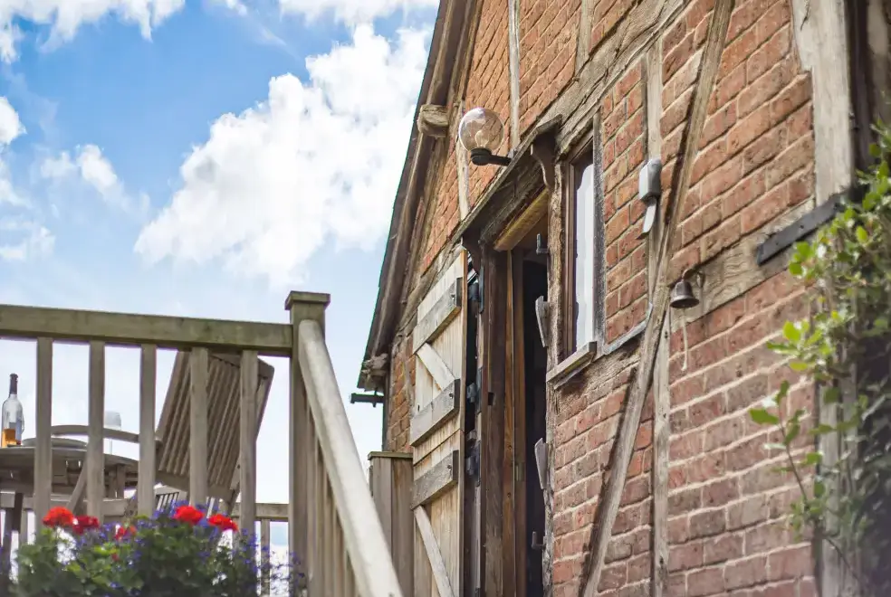Decked area at Cider Mill Country Cottage