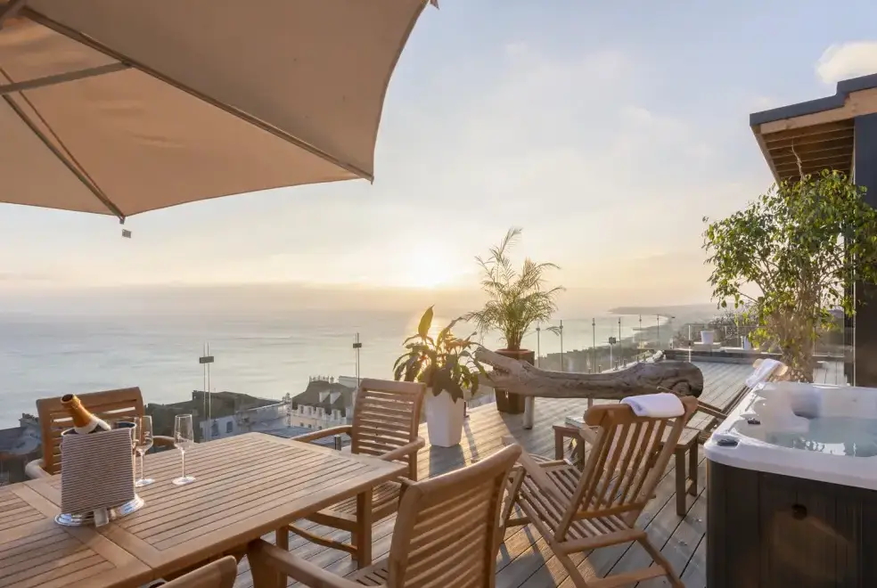 Sev view at Cliffhanger House