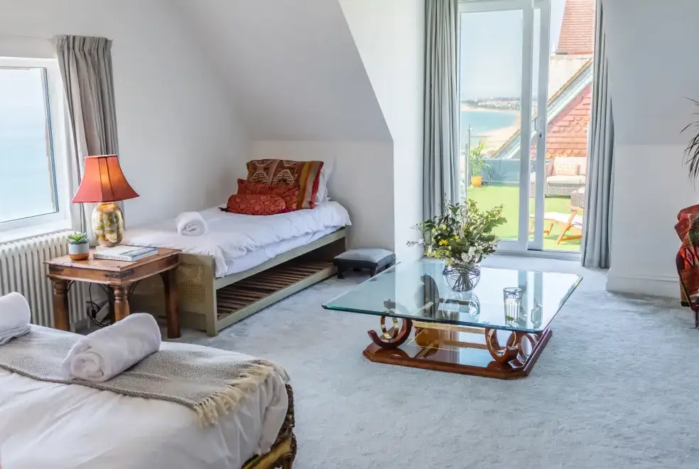 Luxurious interior at Cliffhanger House