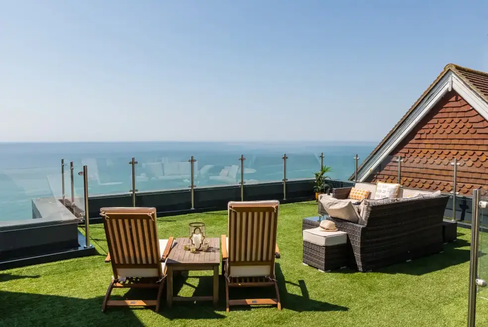 Sev view at Cliffhanger House