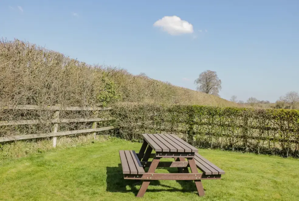 Garden furniture at Clock Tower Cottage