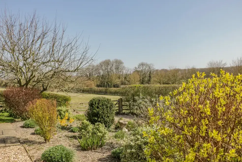Countryside views at Clock Tower Cottage
