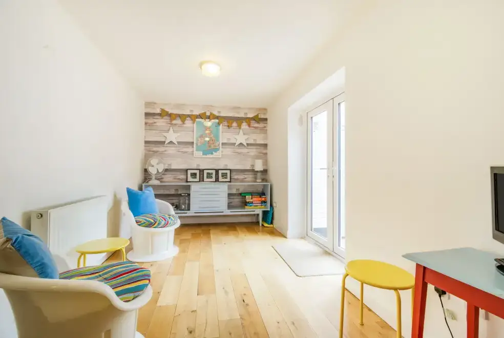 Children’s play area at Coastal Cottage near the Quayside