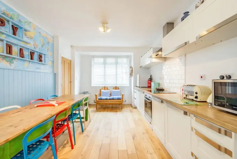 Kitchen/diner at Coastal Cottage near the Quayside