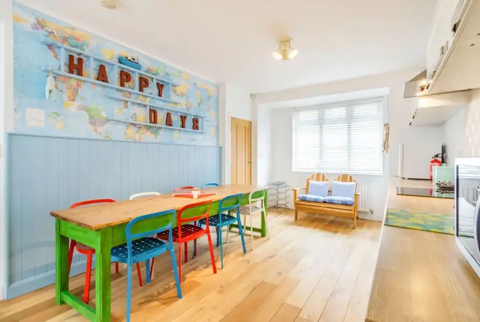 Kitchen/diner at Coastal Cottage near the Quayside