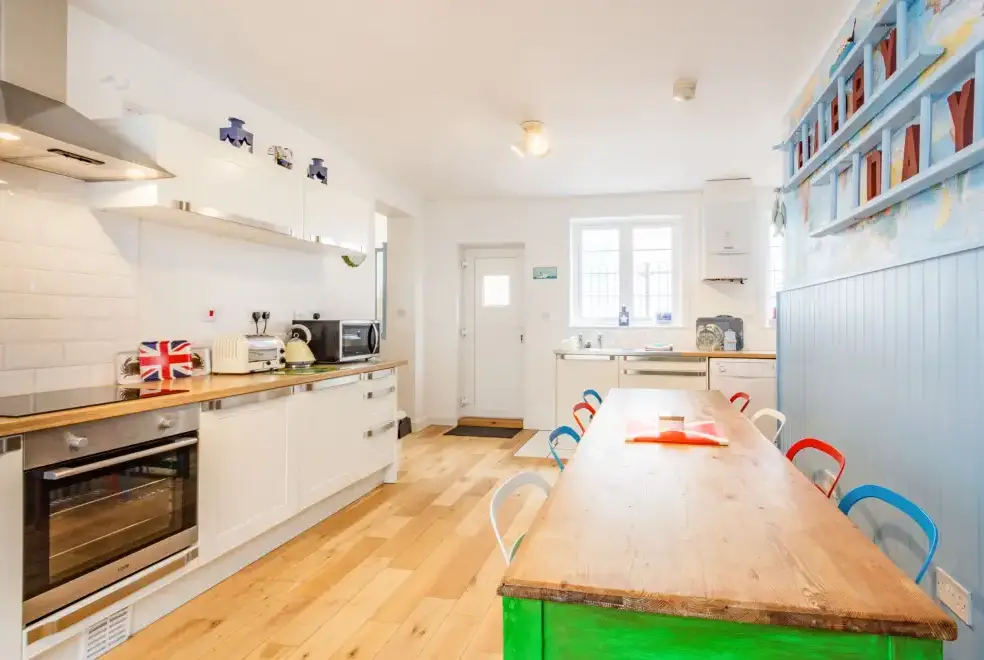 Kitchen/diner at Coastal Cottage near the Quayside