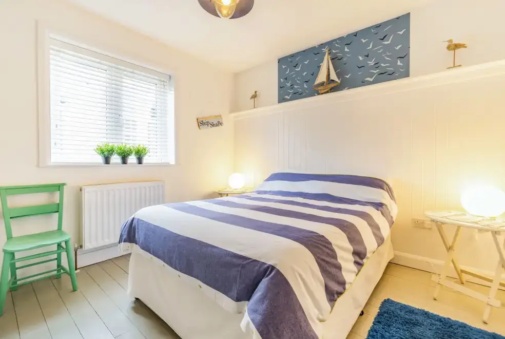 Bedroom at Coastal Cottage near the Quayside