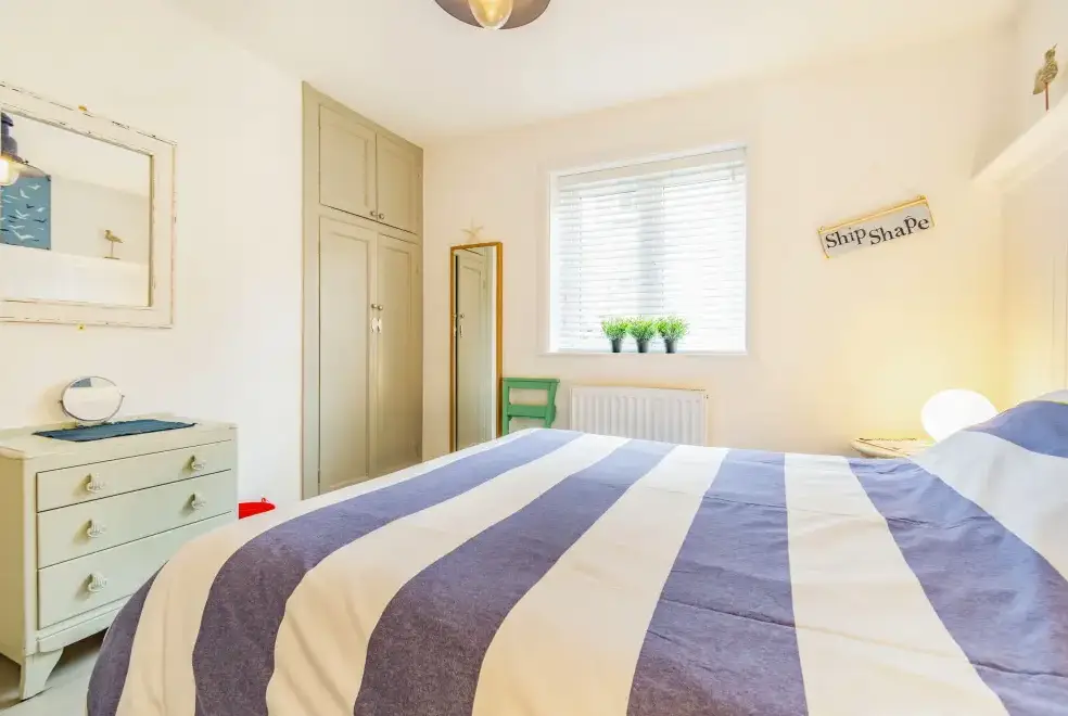 Bedroom at Coastal Cottage near the Quayside