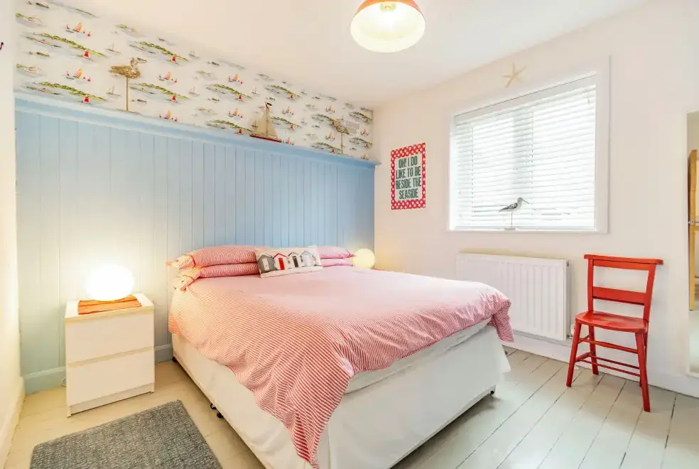 Bedroom at Coastal Cottage near the Quayside
