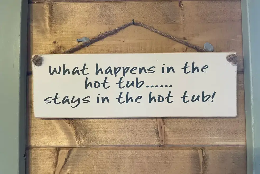 Private Hot Tub at Cobblers Barn