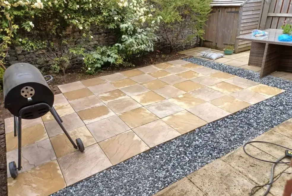 Patio area at Coddiwomple