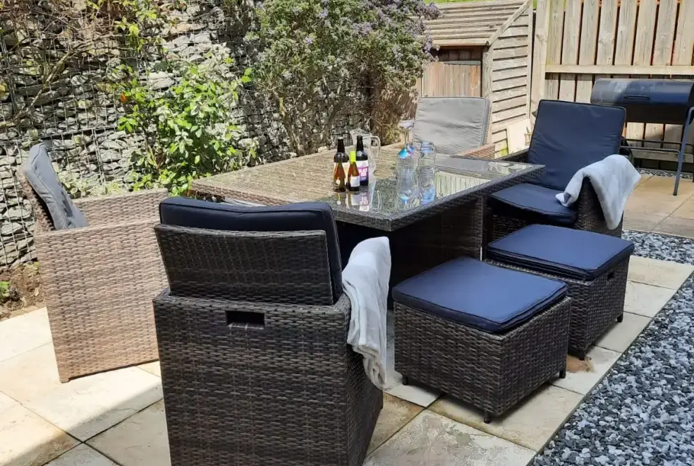 Patio area at Coddiwomple