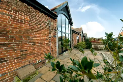 Patio area at Coot, Suffolk