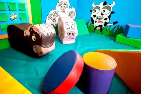 Children’s play area at Coot, Suffolk